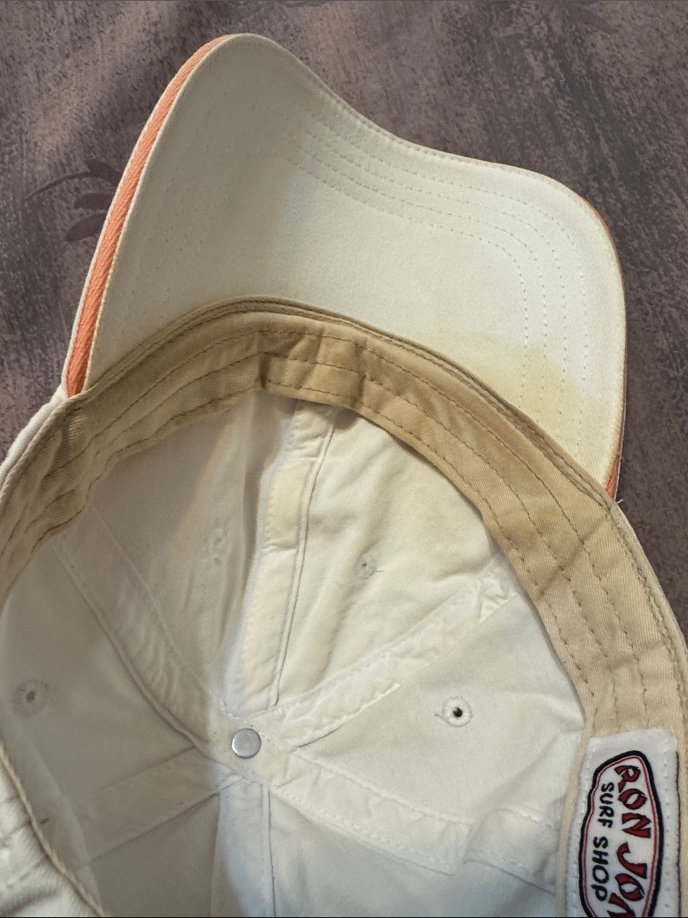 Ron Jon women’s white Baseball Cap with pink Starfish Embroidery. - Picture 5 of 5